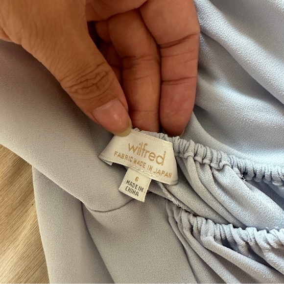 Wilfred Cosimo Lavender Tie Back Long Formal Dress - Picture 6 of 7